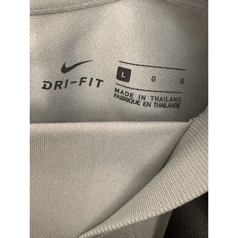 NEW Nike Womens Size Large (L) Dri-FIT Strike Soccer Shirt Gray