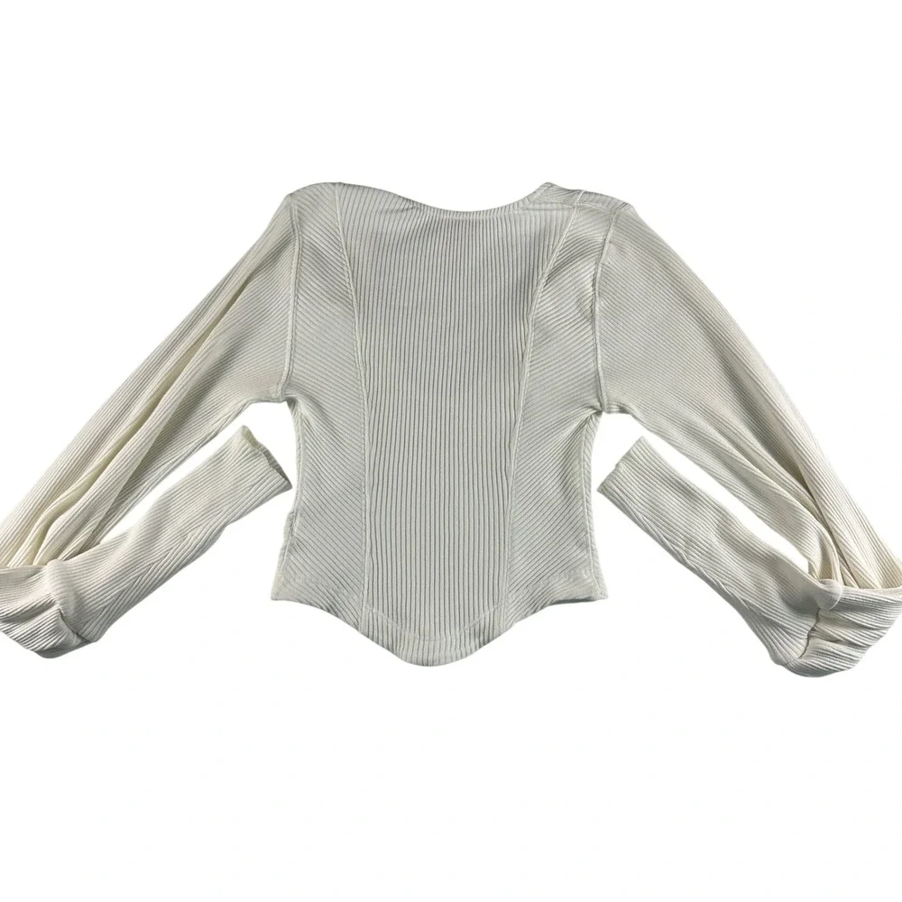 Free People statement material corset