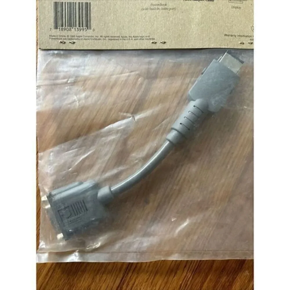 NEW OEM Apple Macintosh PowerBook Video‎ Cable External Video Adapter new sealed