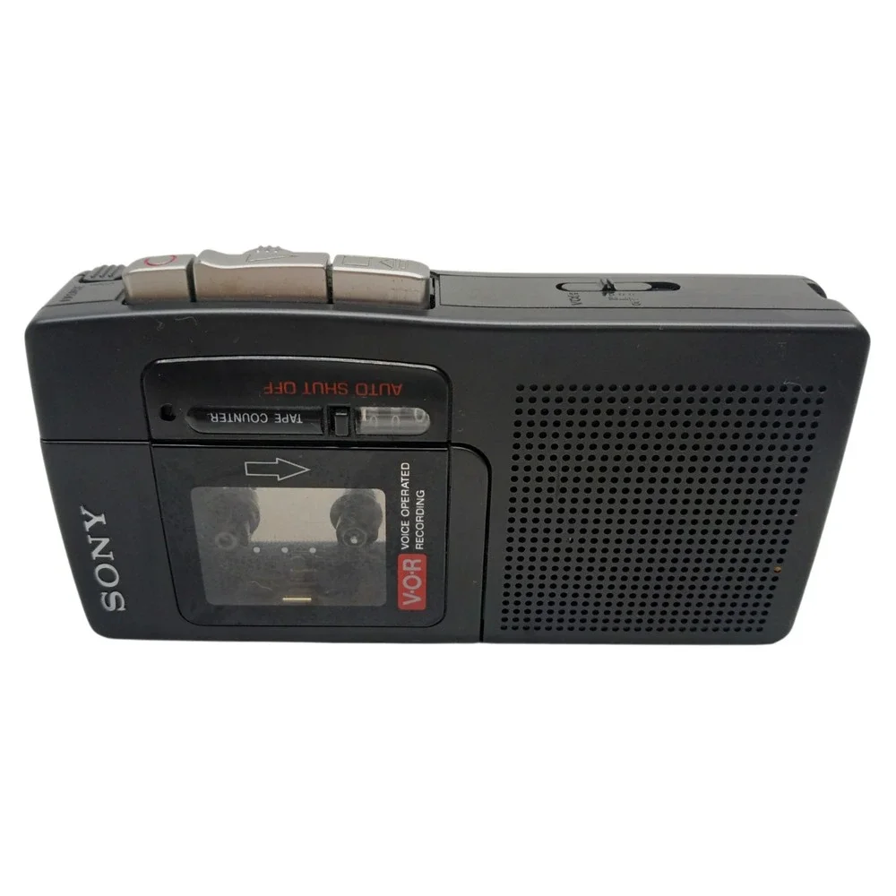 Sony M-550V Pressman Microcassette Recorder + Voice Controlled Recording; Tested