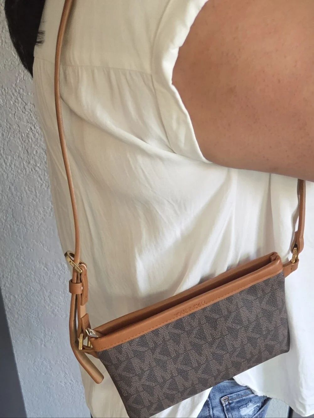 Michael Kors compact monogram