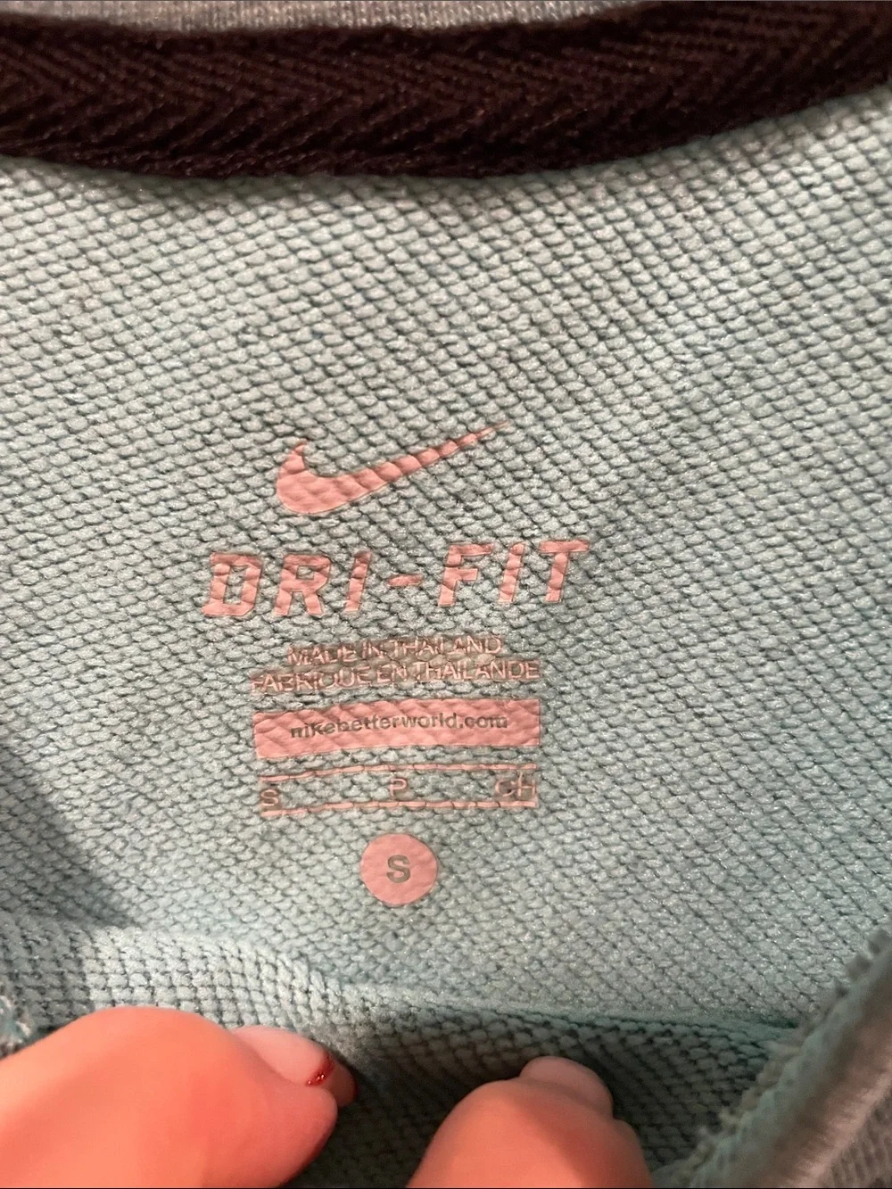 Nike Teal Sleeveless Workout Tank with Light Blue Logo