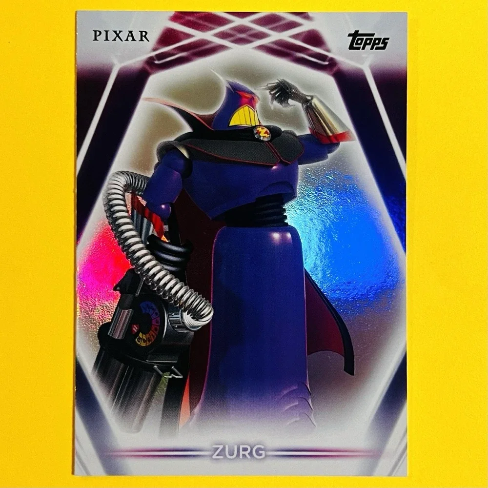 2026 Topps Chrome Disney Neon Pixar‎ Zurg #34 Rainbow Insert Card