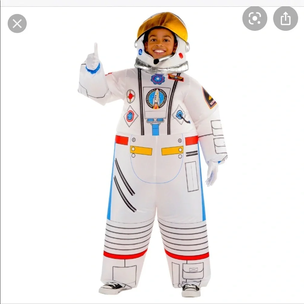 Inflatable Astronaut Costume Nasa Standard sz