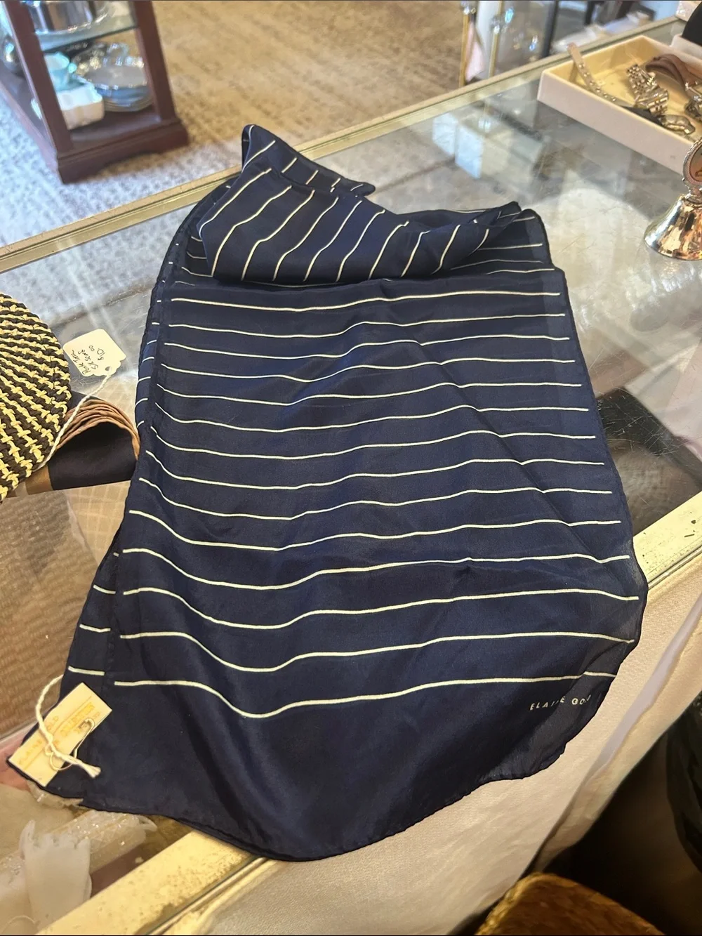 Elaine Gold elegant navy