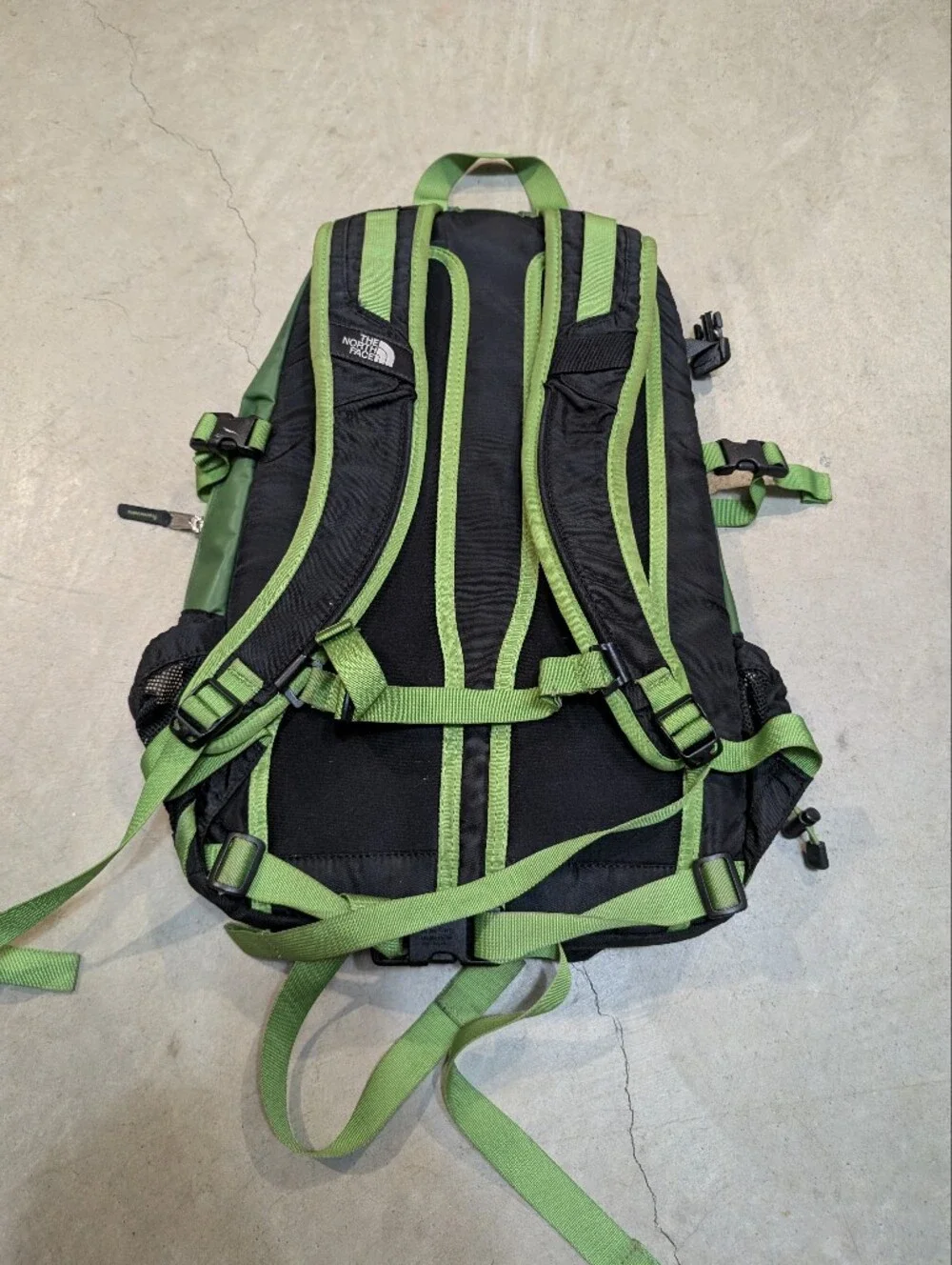 The North Face Green and Black Hot Shot Backpack Daypack