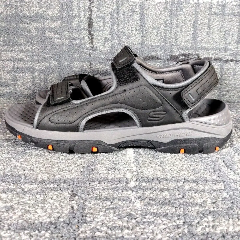Skechers Tresmen Garo Outdoor‎ Trail Hiking Sandals Shoes Comfort Gray Men Sz 13