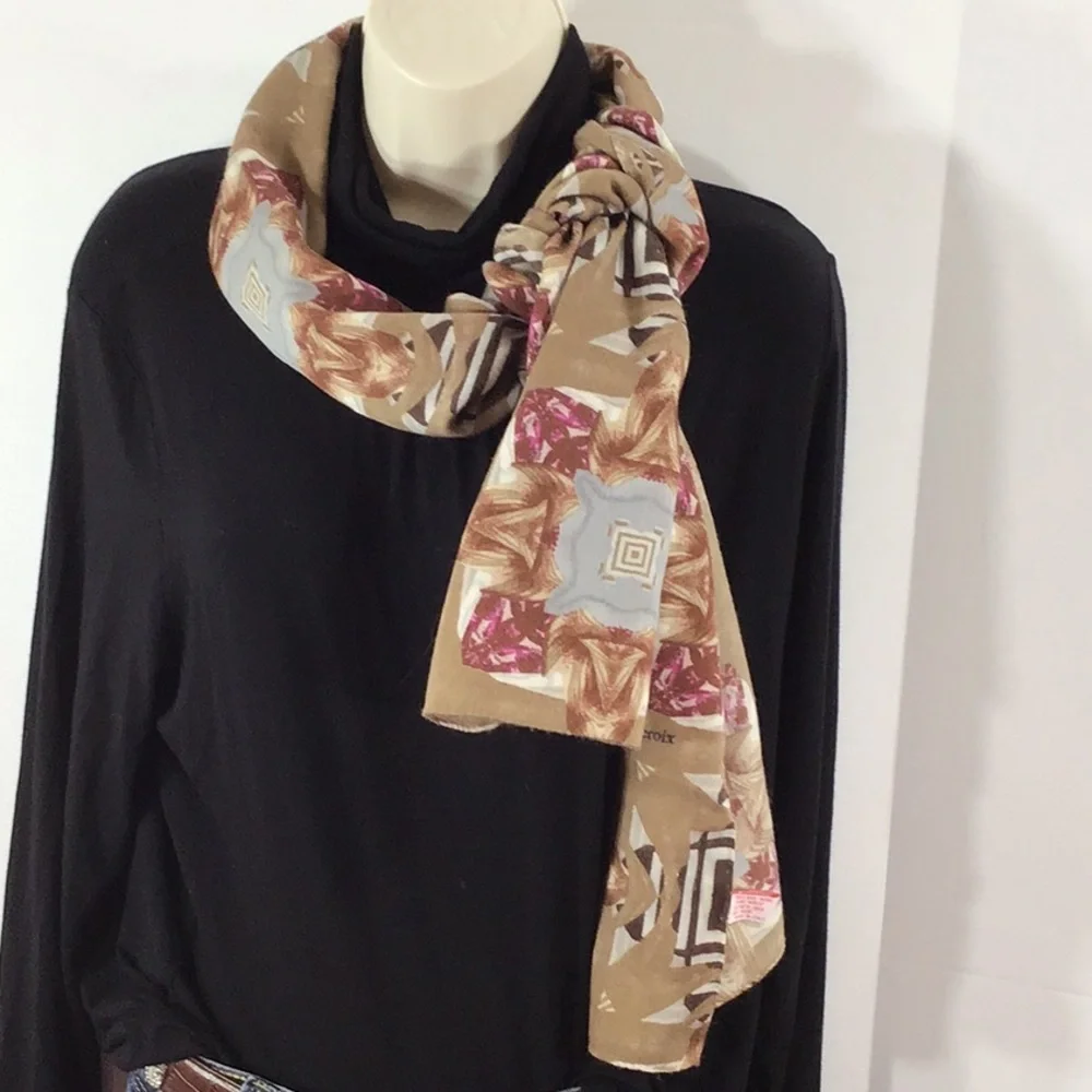 Christian Lacroix wool silk