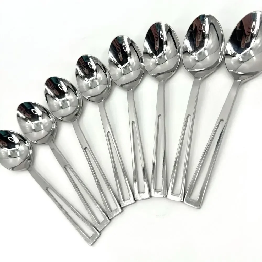 Supreme Cutlery Aperto Stainless Steel Tablespoons Set Of 8 Japan 7 1/8 inch