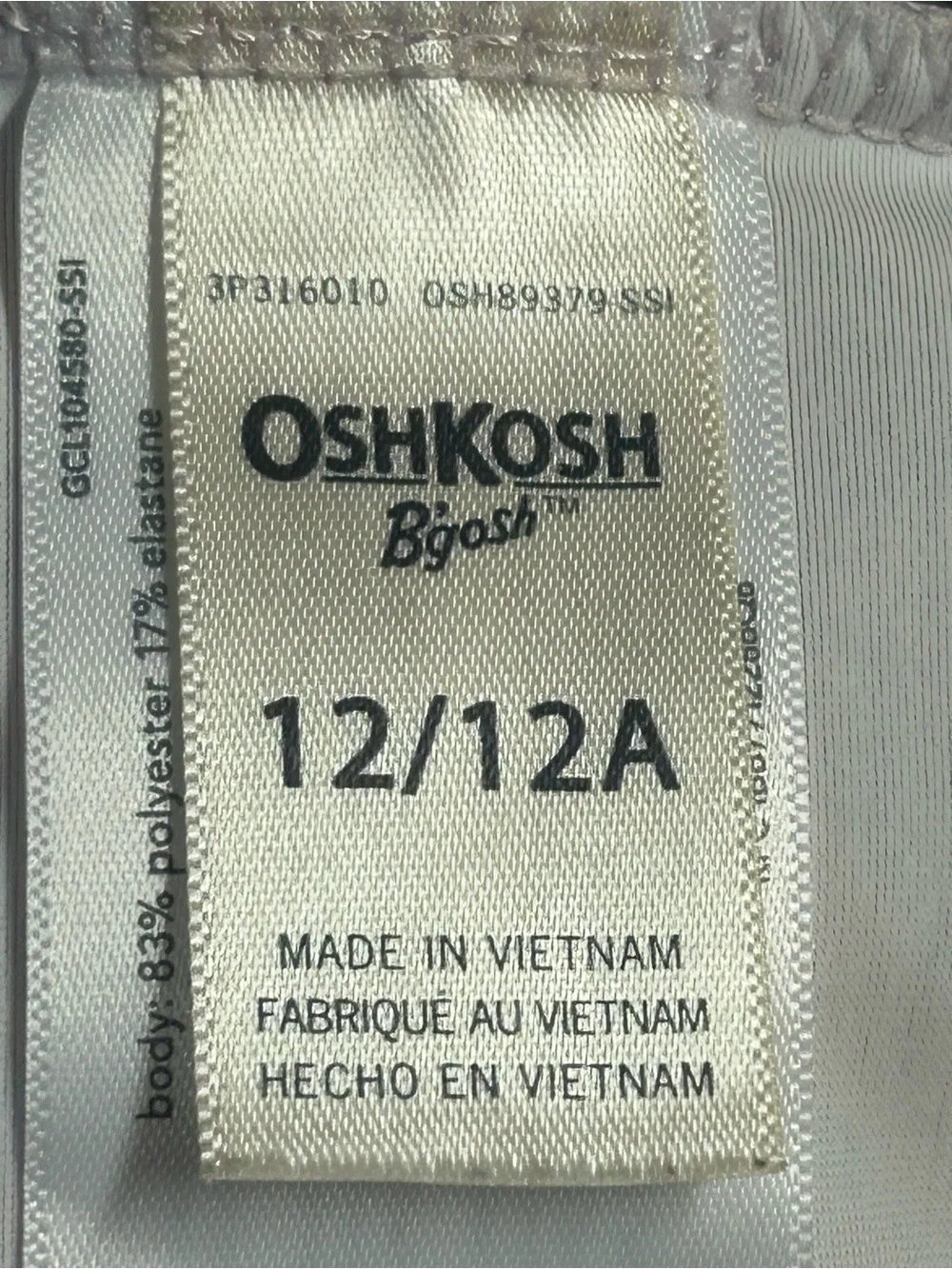 OshKosh B'gosh Lavender Floral Long-Sleeve Swim Rashguard