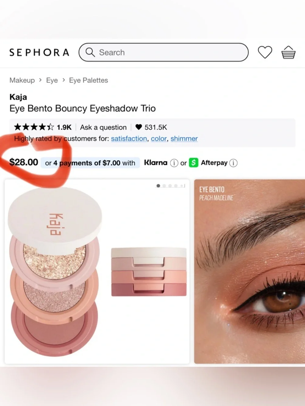 Kaja nwt beauty