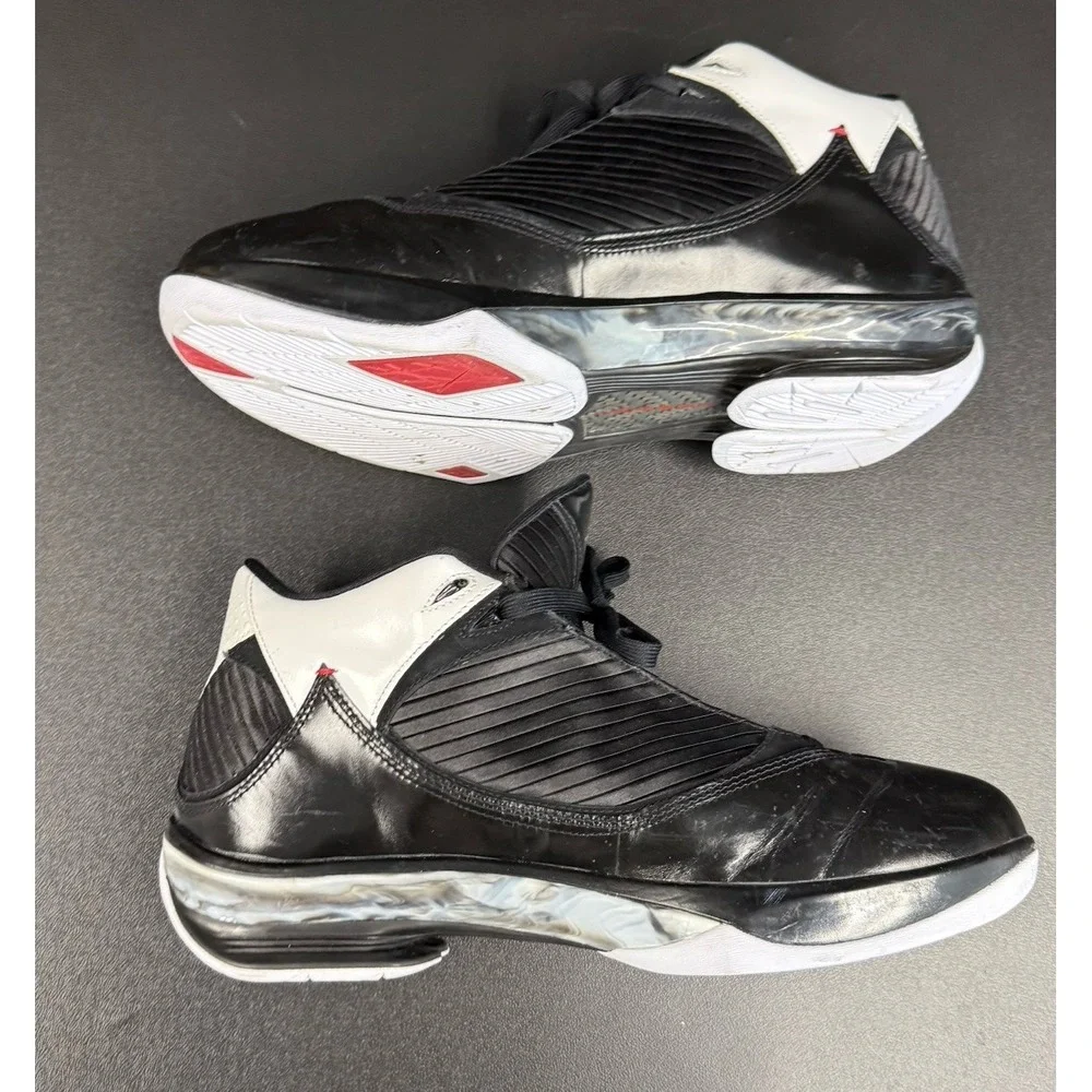 Air Jordan 2009 OG 2K9 Black White Tuxedo Vintage Mens Sneakers 343084-062 Sz 13