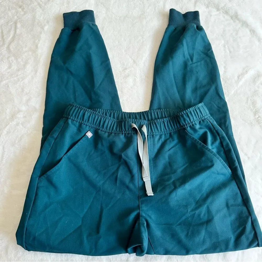 Figs Men’s Tansen Jogger Scrub Pants Teal Size Small