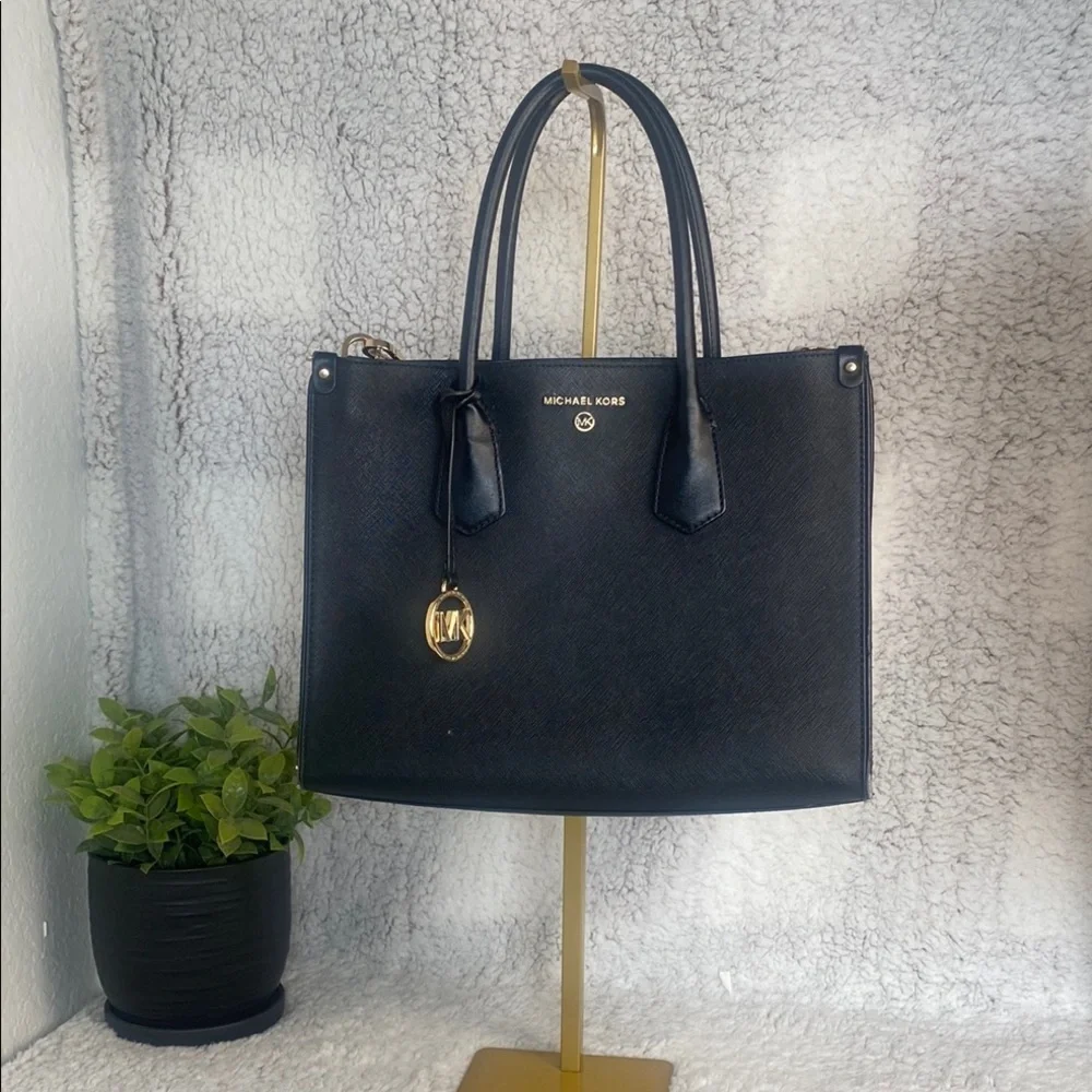 Michael Kors Black Saffiano Leather Tote