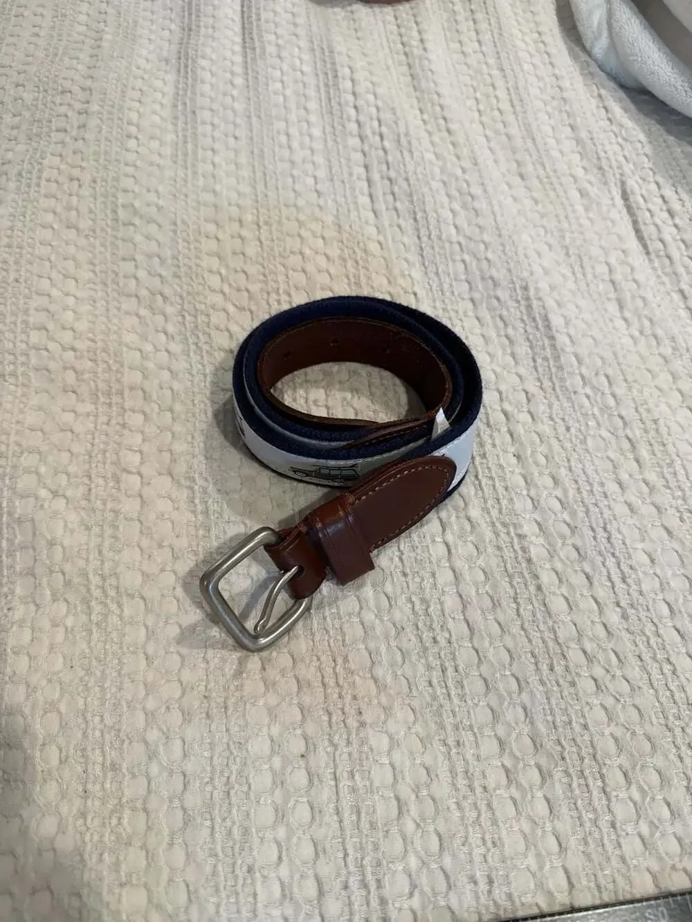 Crewcuts Boys' Station Wagon Surfboard Ribbon Belt Size L