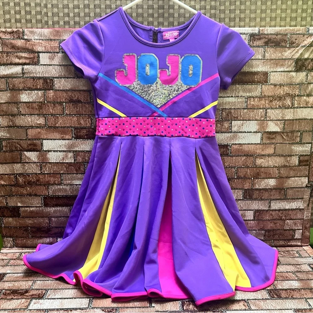 JoJo Siwa Purple and Yellow Kids Costume Dress