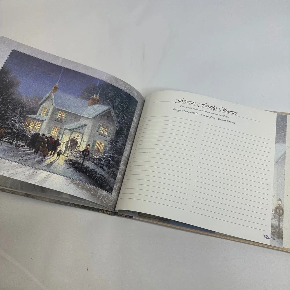 Thomas Kinkade Then and Now Remembering the Generations Family History Journal