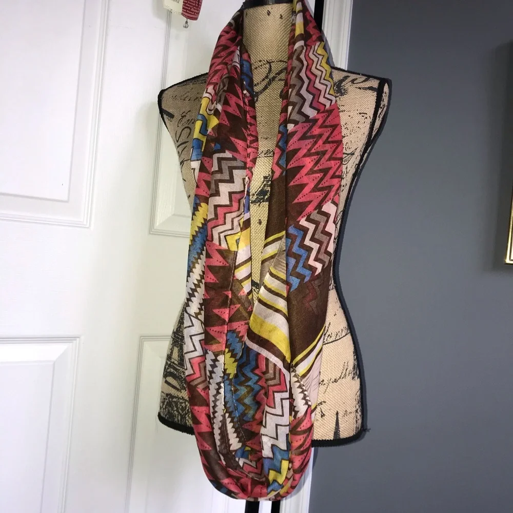 N/A boho chevron