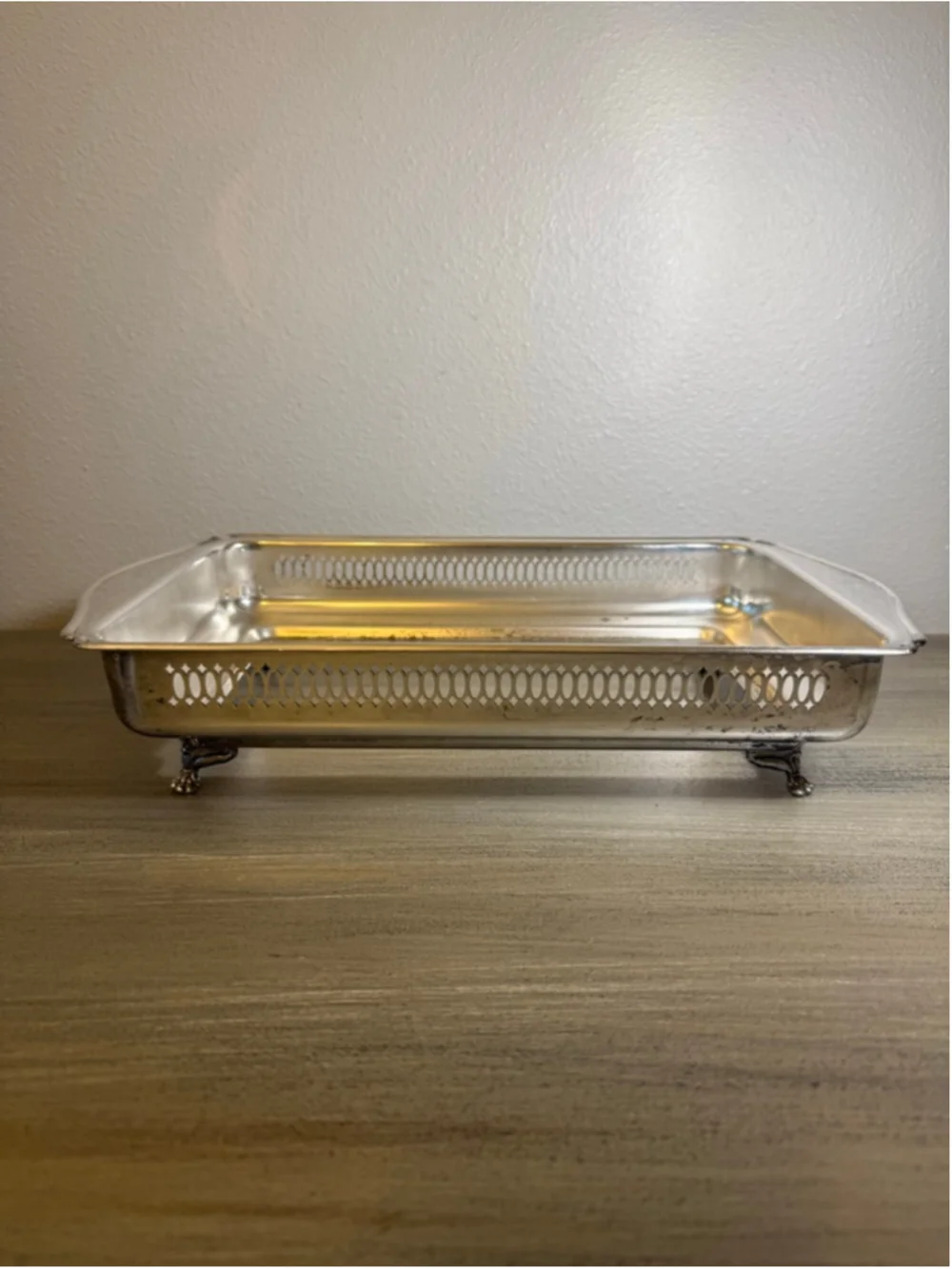 Unbranded vintage silverplated