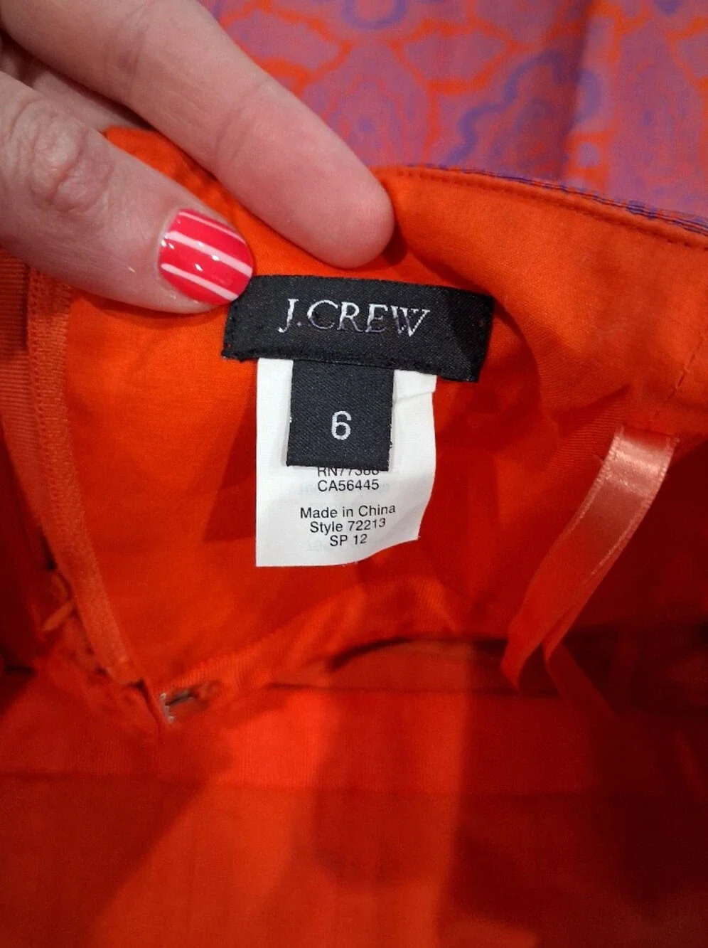 J. Crew sleek strapless