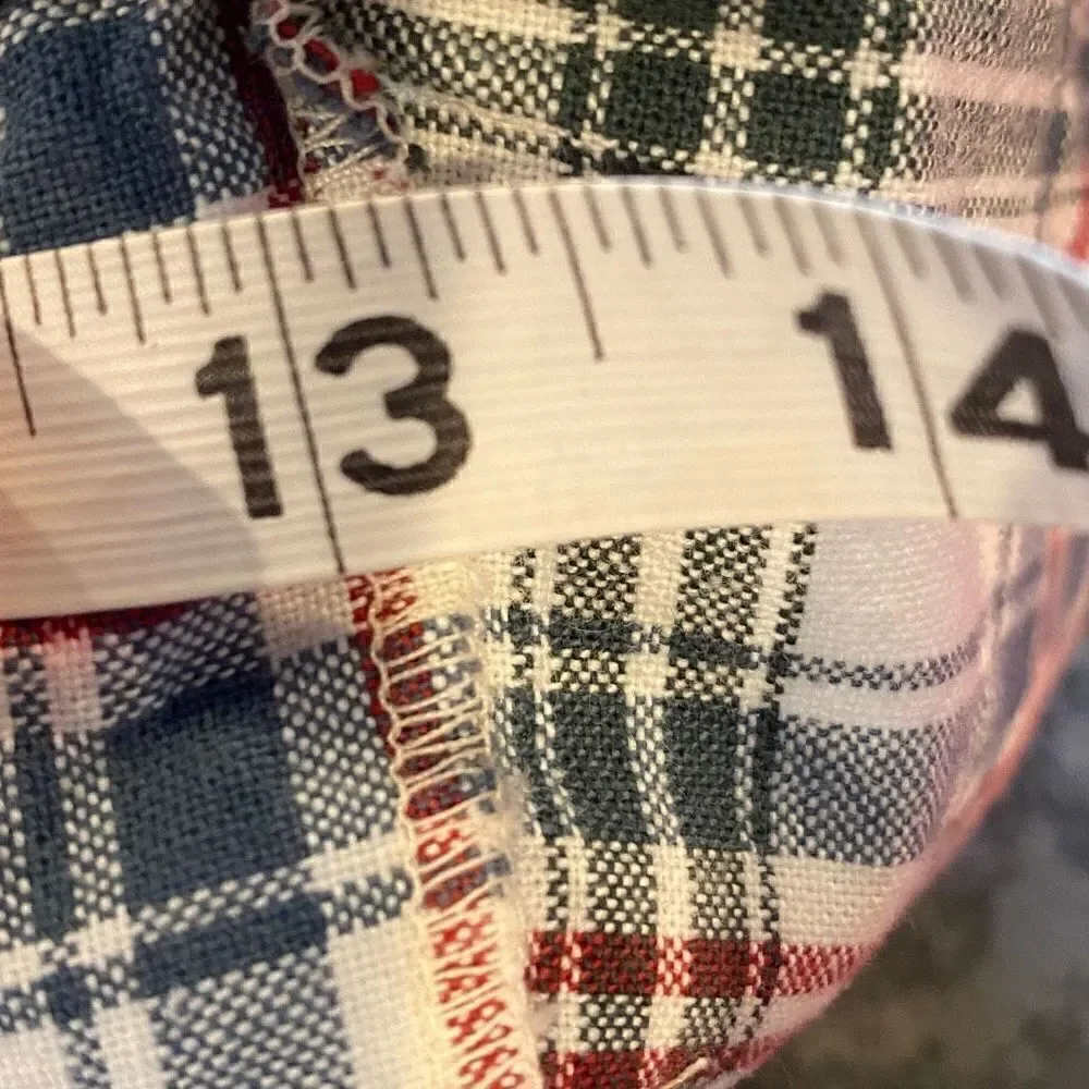 Longaberger plaid fabric