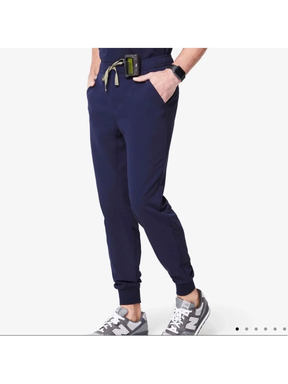 Figs Tansen Navy Blue Joggers Medium Short