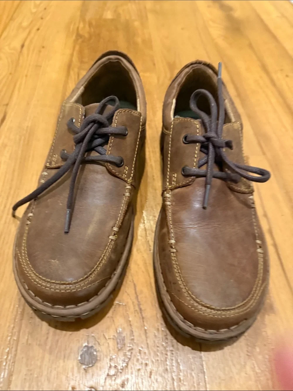 Clarks footbed moc wear
