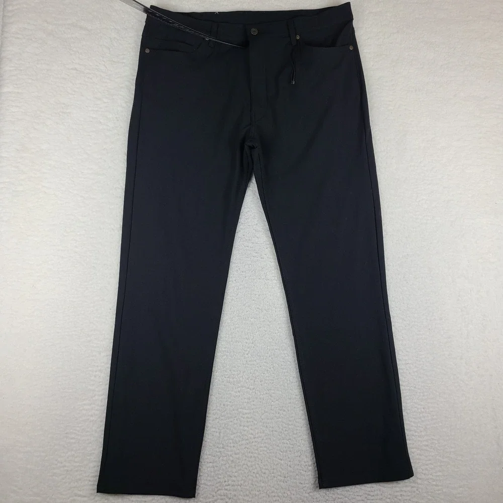 Levi's 511 Pants Mens 38x32 Black‎ Engineered For Movement Performance Tech Golf