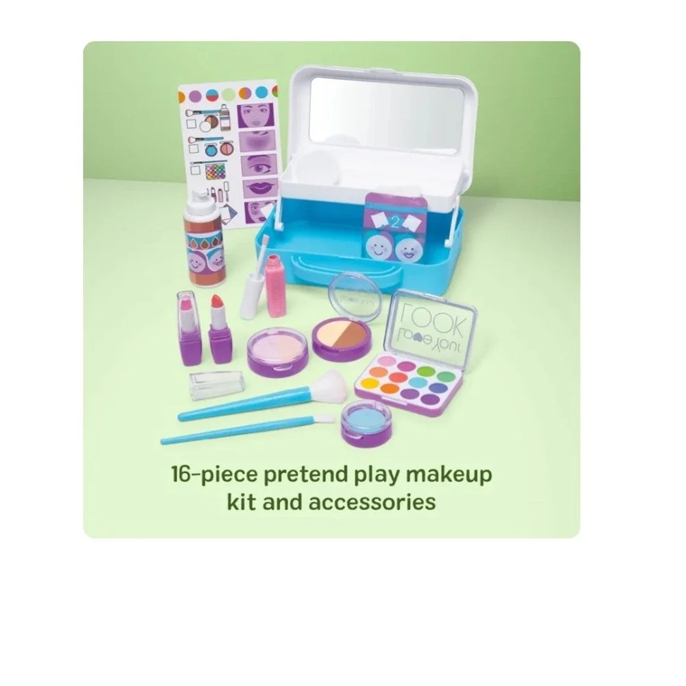 Melissa & Doug LOVE YOUR LOOK - Makeup Kit Play Set S023 Mess Free Kit NIB NWT‎