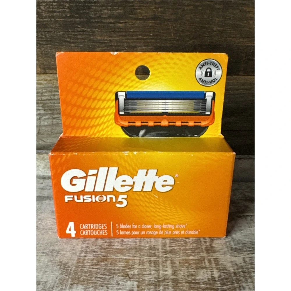 Gillette Fusion5 Power Razor Blades 4 Count Refill Pack NEW |‎ MSRP = $25