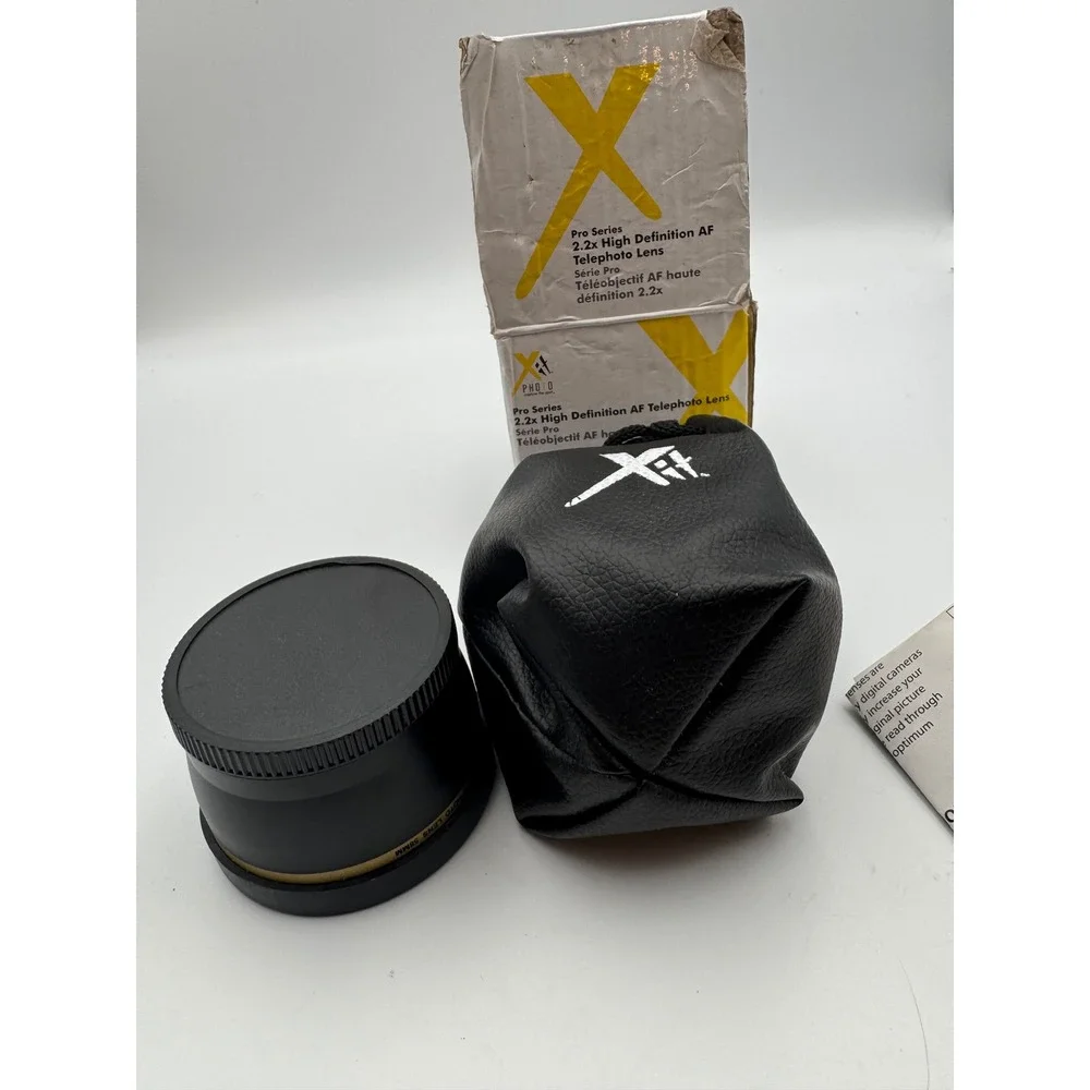 Xit Pro Series 2.2x High Definition AF Telephoto Lens 58mm Black Mount Accessory