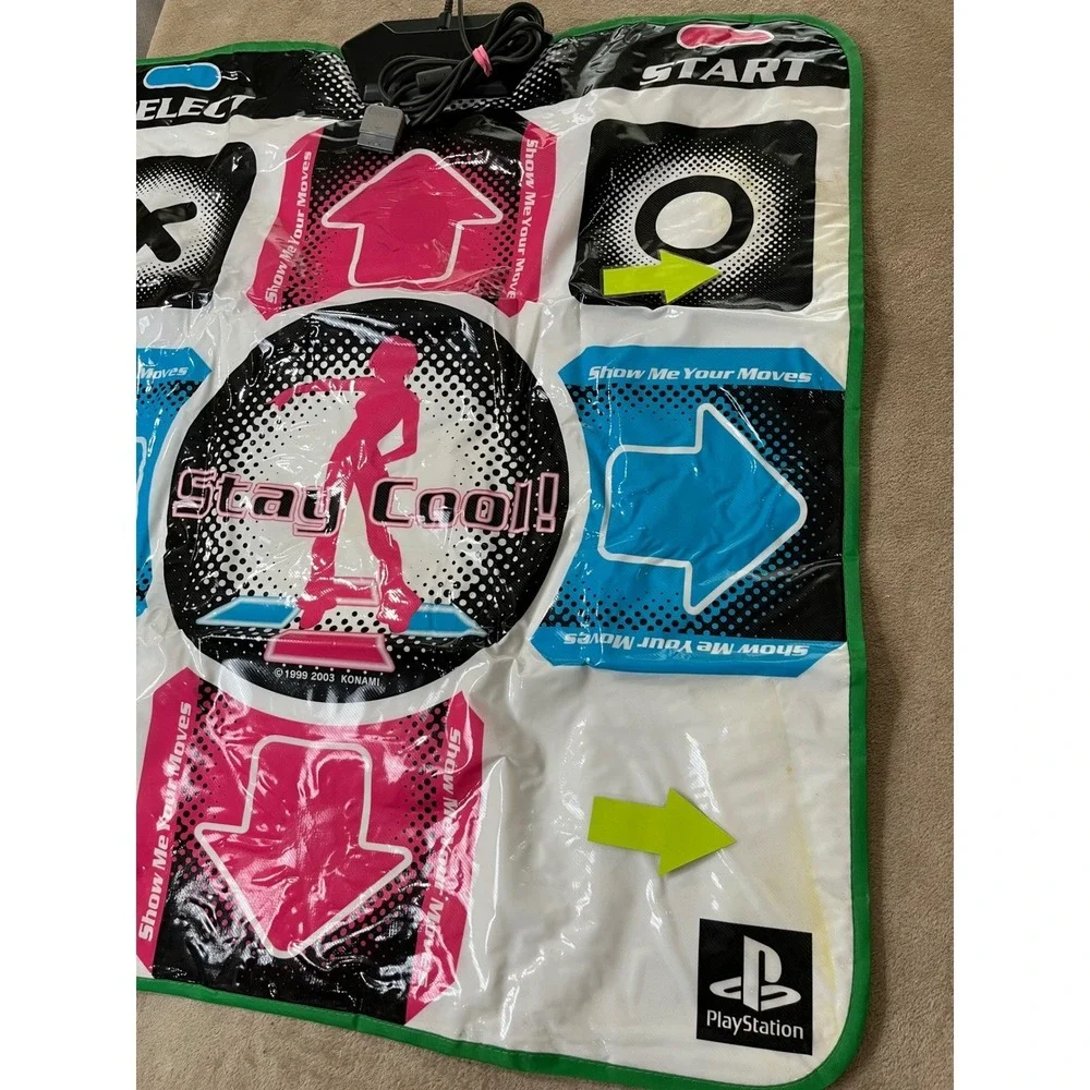 Konami Dance Dance Revolution Stay Cool DDR Soft Pad PlayStation UNTESTED