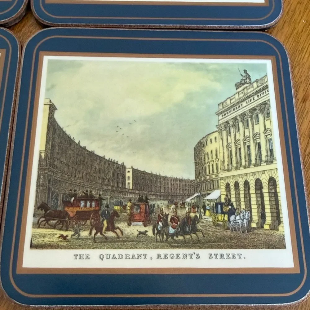 Vintage English Life cork coasters