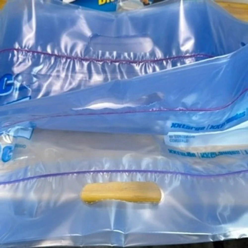 Ziploc within packaging saving