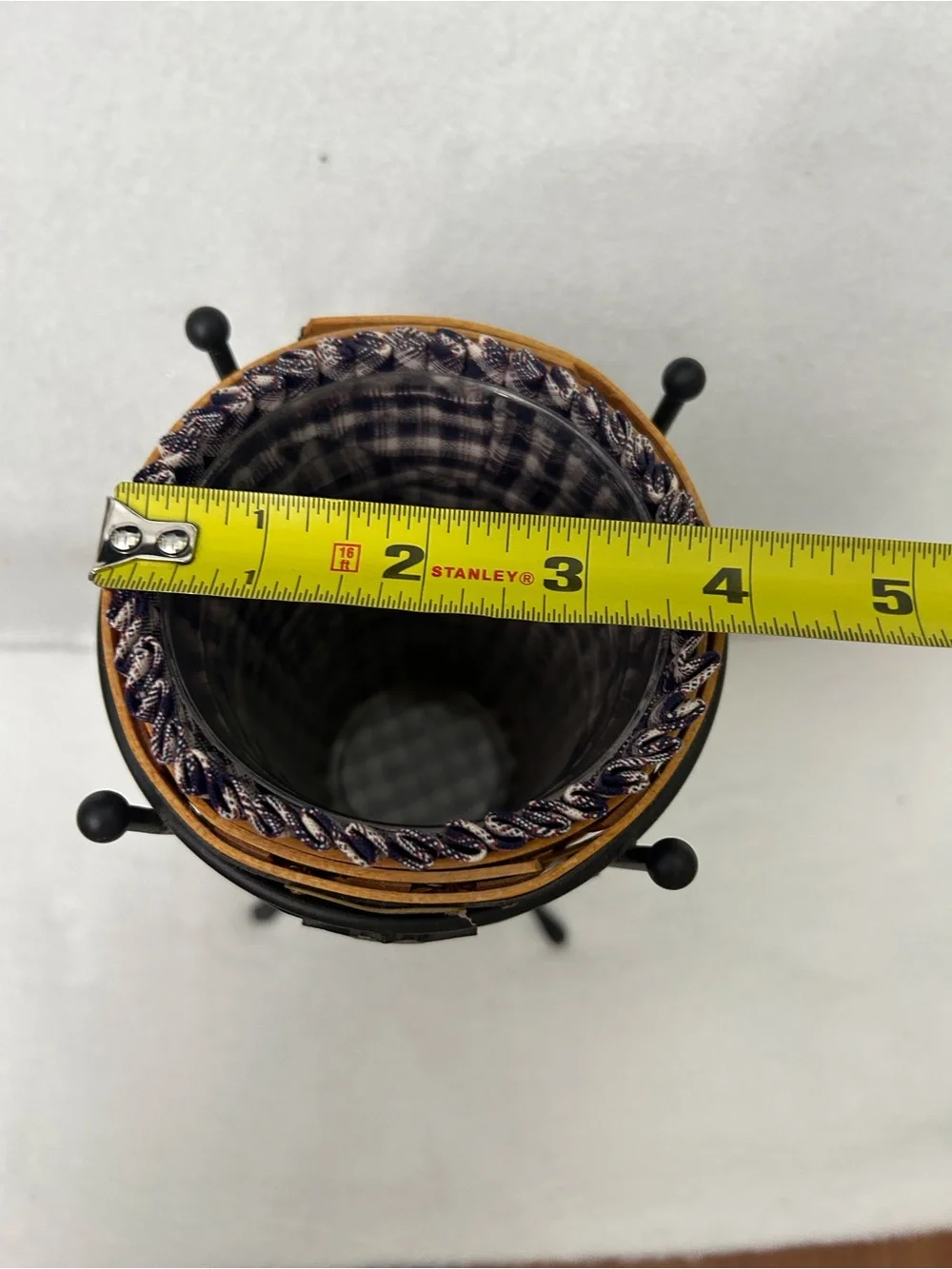 Longaberger tall woven