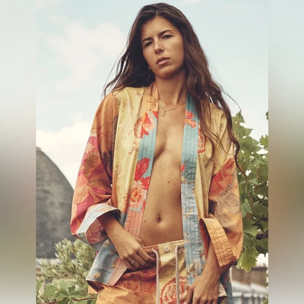 Zara patchwork kimono