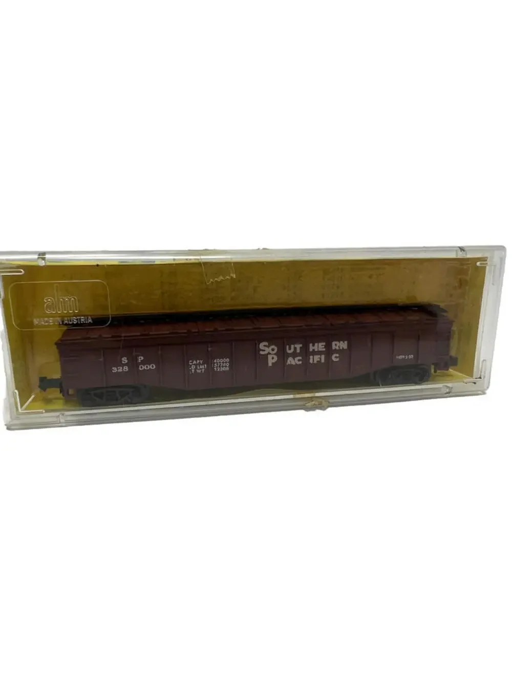 AHM Minitrains 4453 G N Scale Southern Pacific SP 328000 Covered Gondola Car