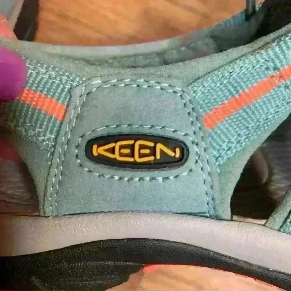 Keen youth hiking