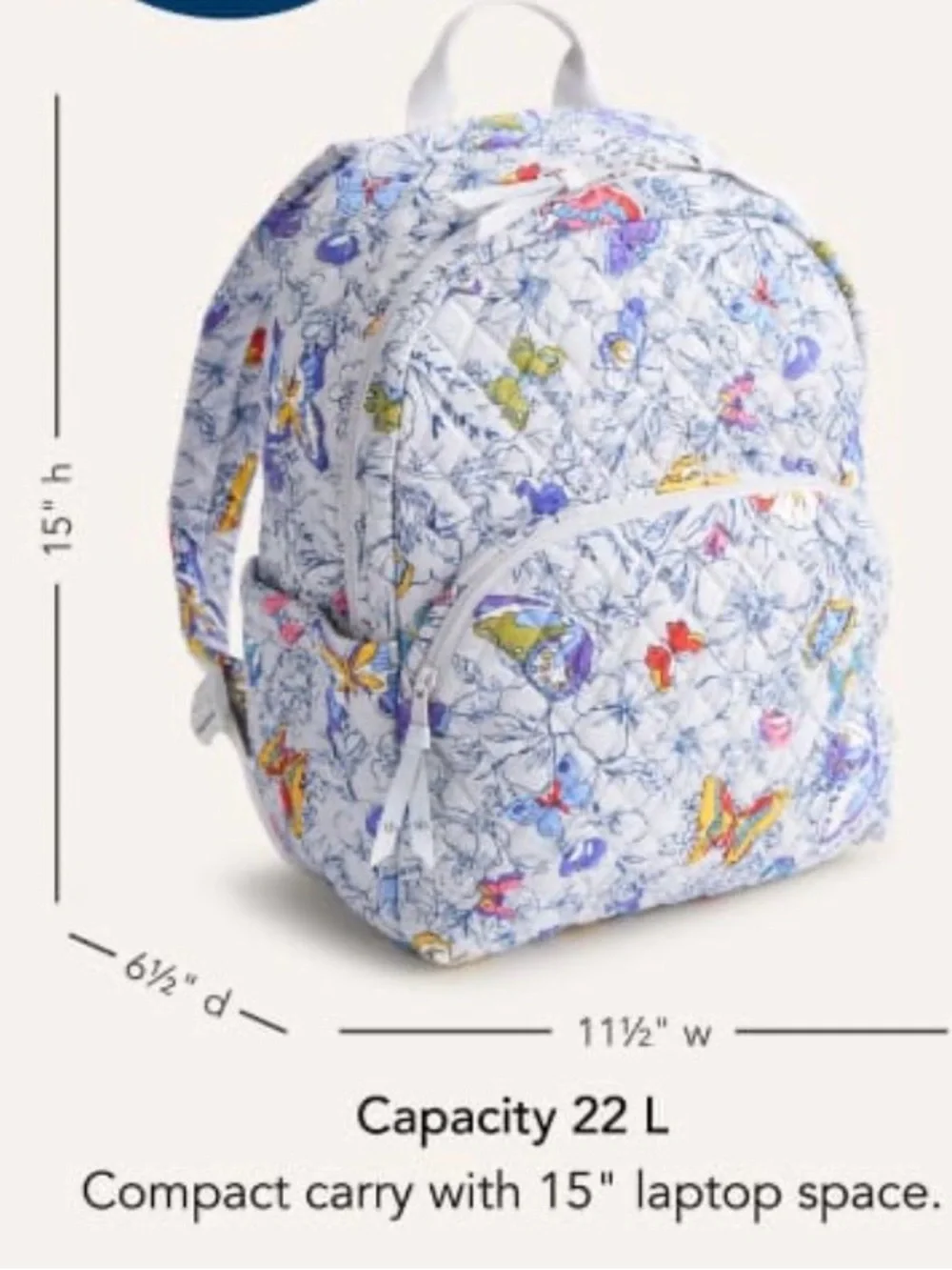 Vera Bradley print colorful pocket