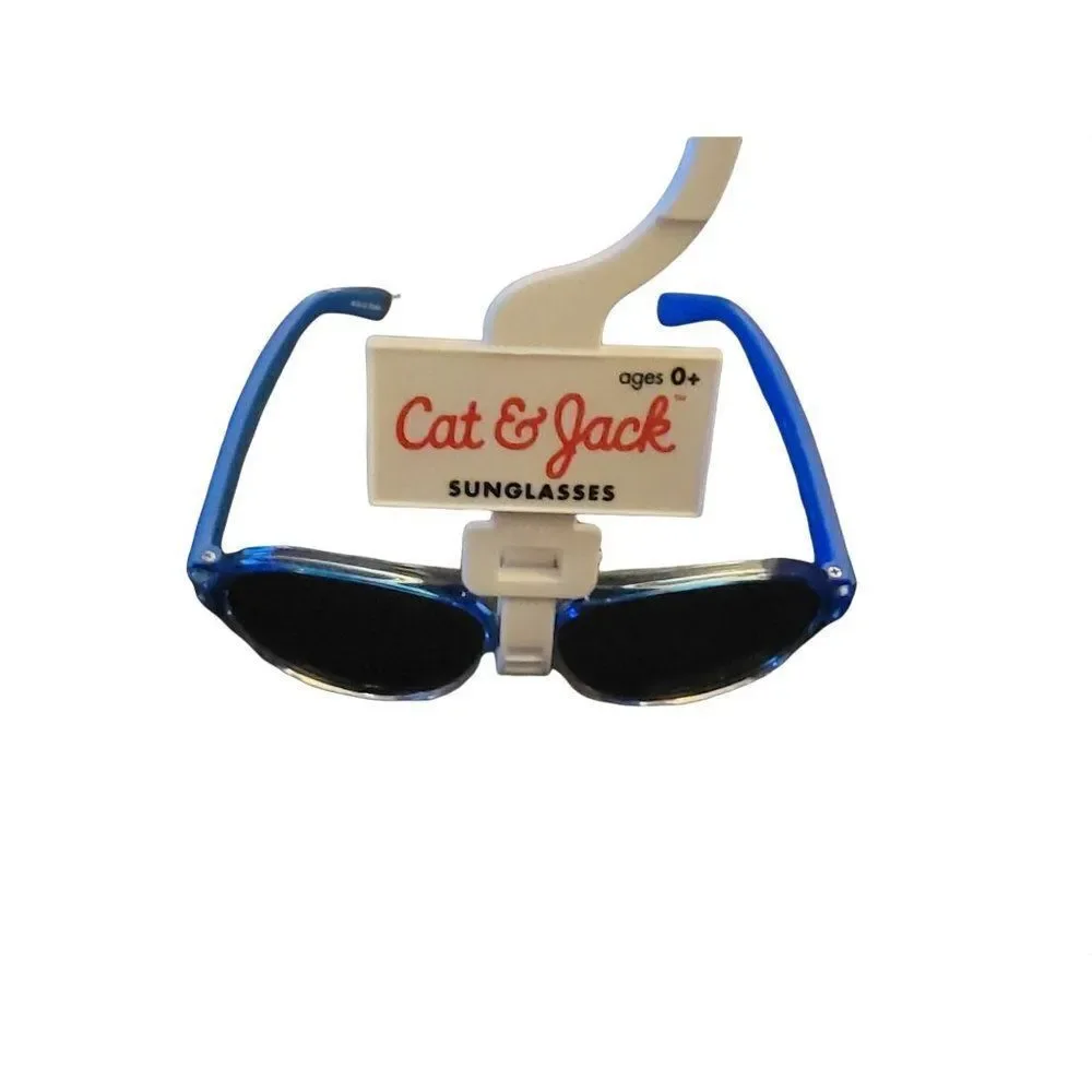 Cat & Jack Kids Blue Impact Resistant UV400 Protection Sunglasses Ages 0+