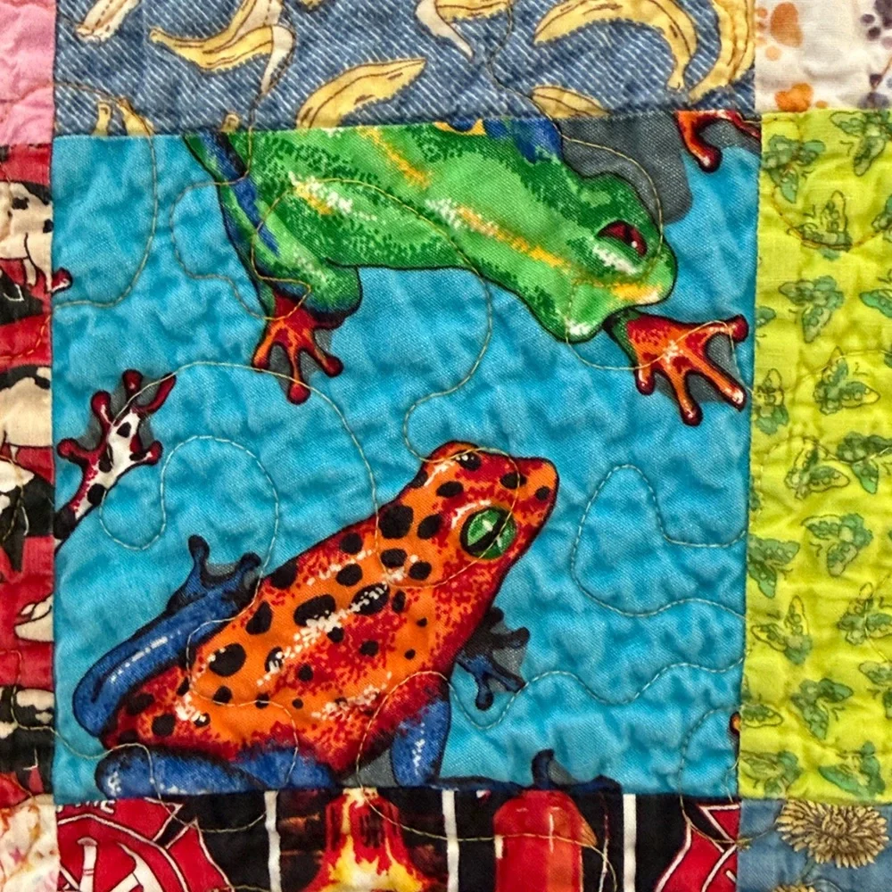 Hand Crafted patchwork mixed