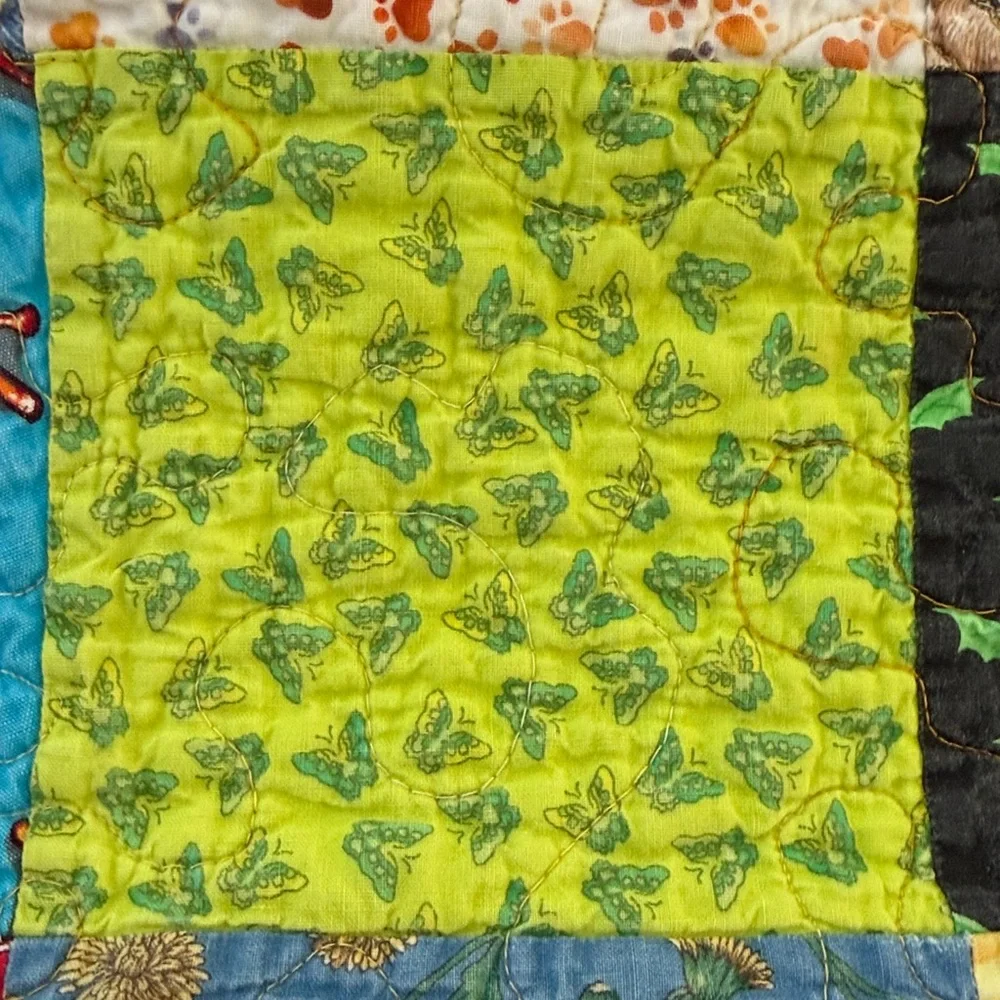 Hand Crafted patchwork mixed