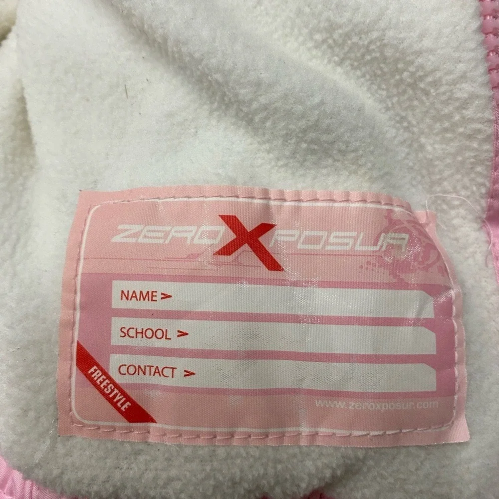 ZeroXposure Baby Girls Pink Puffer Jacket Snowsuit Hooded Leopard Lined‎ 12M
