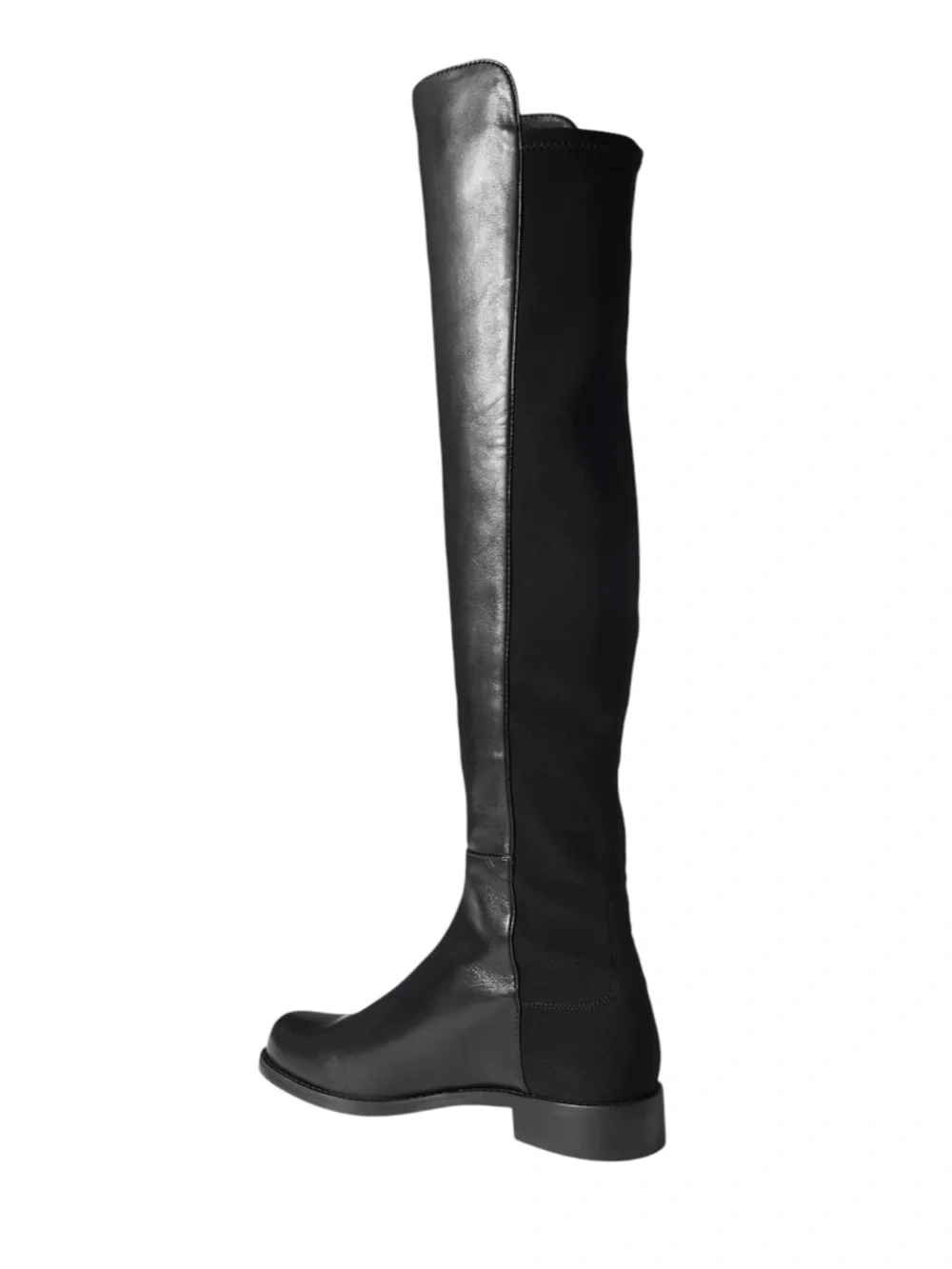 Stuart Weitzman Black Over-the-Knee Leather & stretch Boots size 6 5