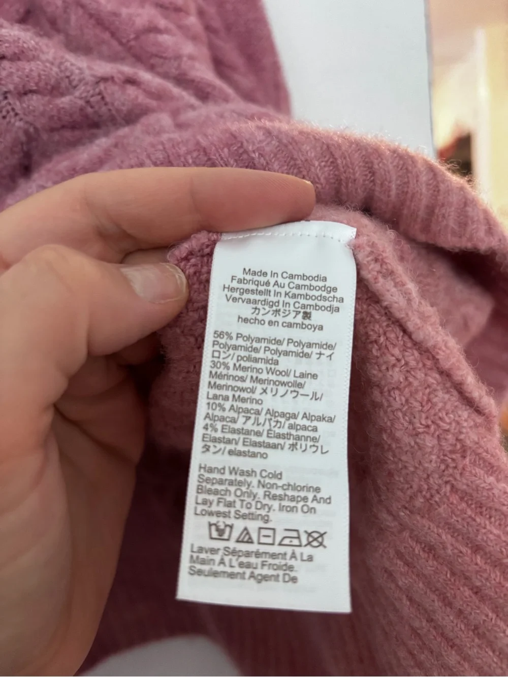 J. Crew crew cable