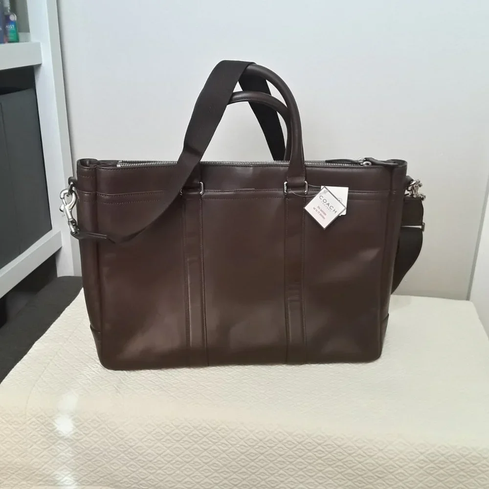 Coach strap mahogany inside