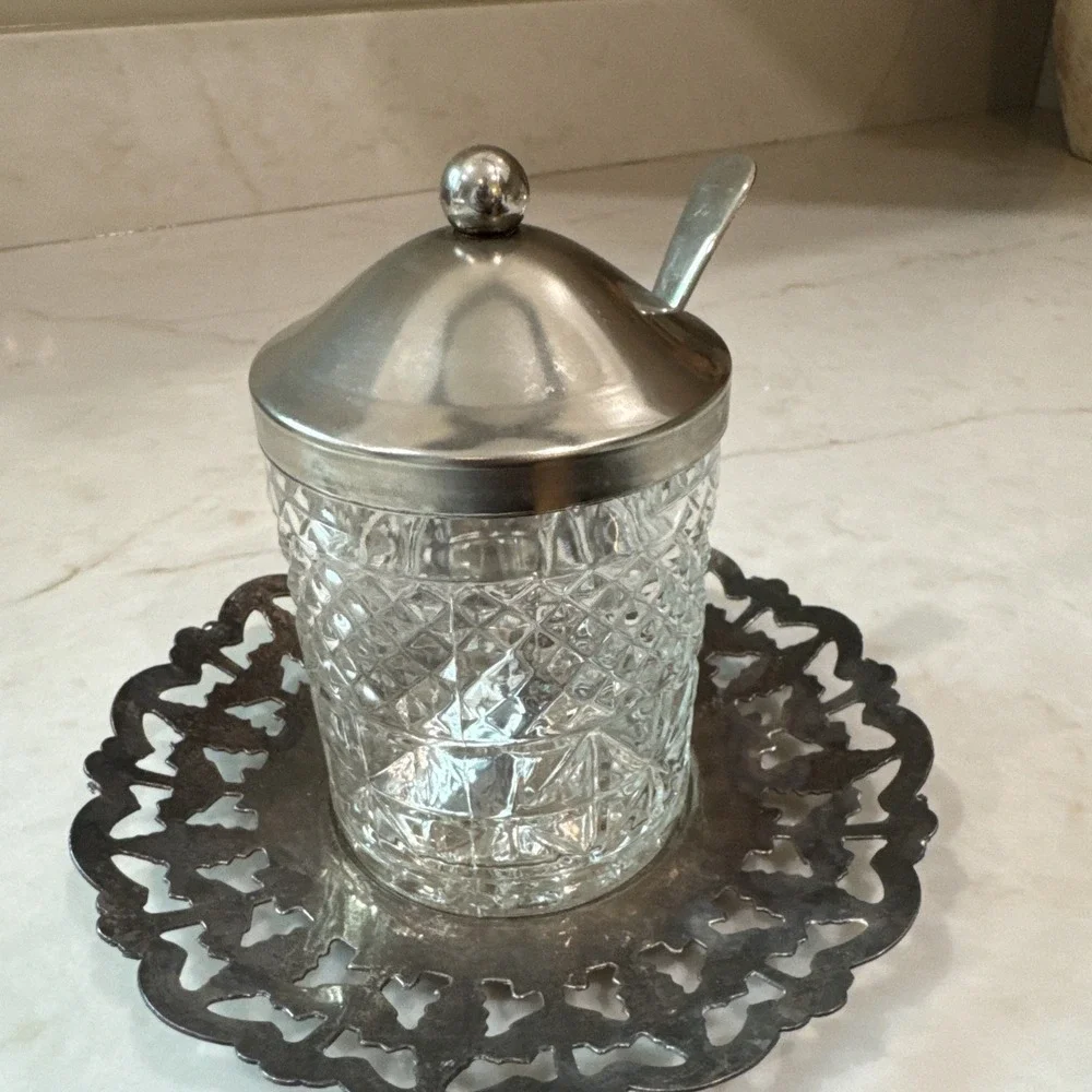 Unmarked glass stamped