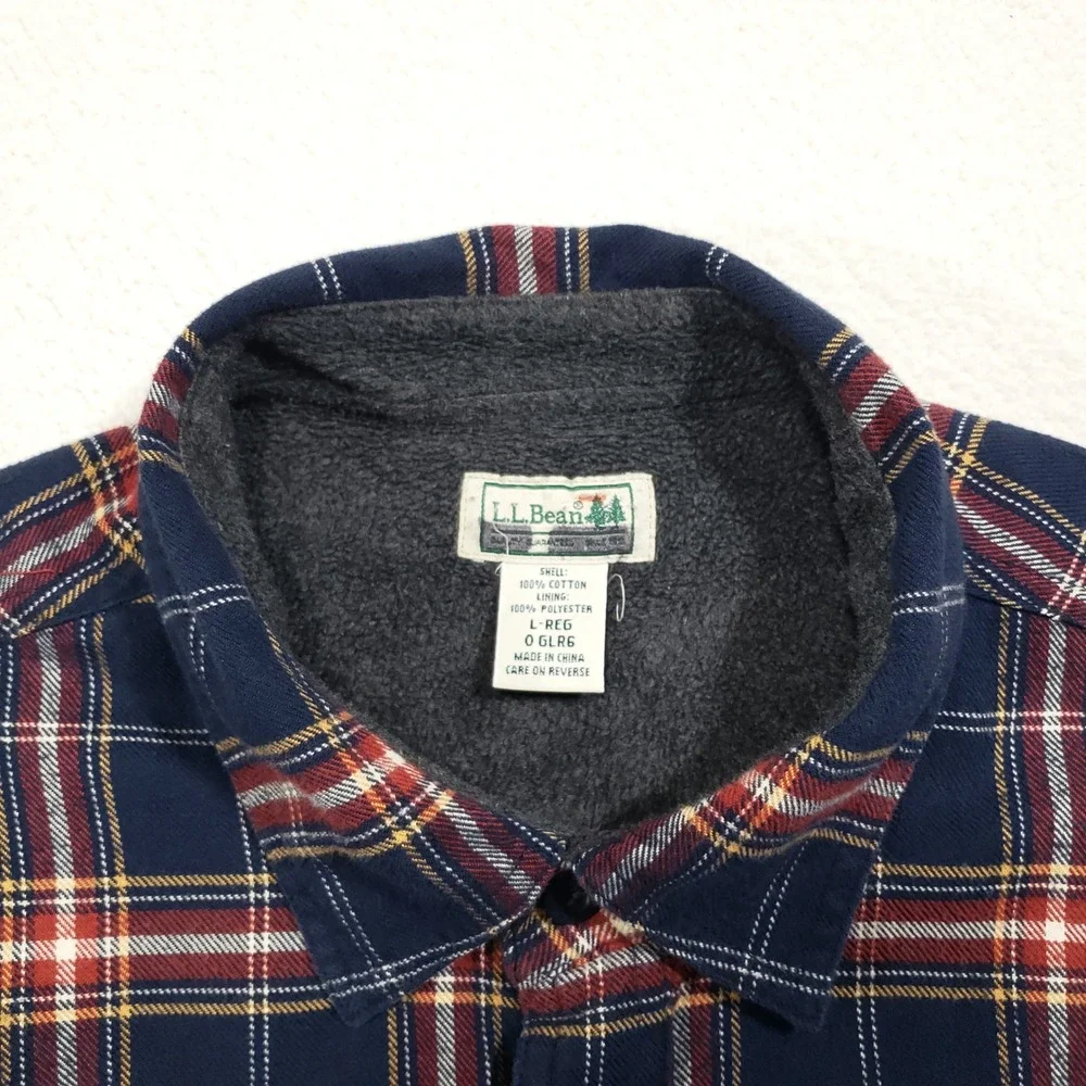 L.L. Bean bean flannel