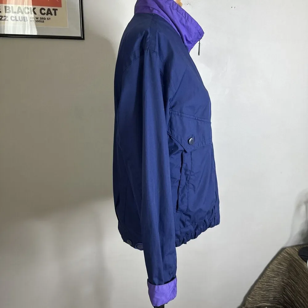 Vintage Pacific Trail Womens Medium Jacket Windbreaker Purple 90s Gorpcore VTG