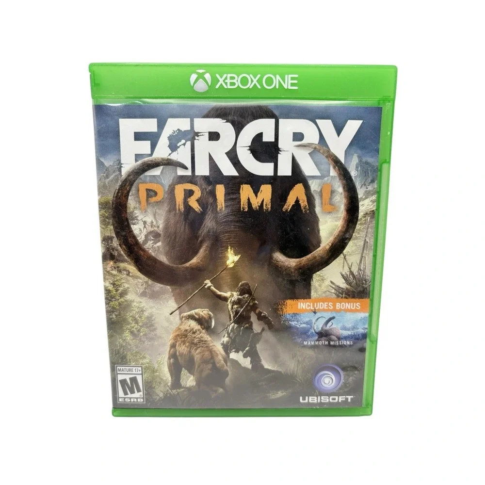 Far Cry Primal Xbox One Complete CIB – Tested & Working –‎ Includes Mammoth